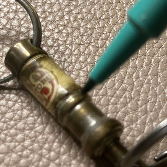 Vintage US Motors Keychain Flawed Heavily Rusted - Picture 8 of 9